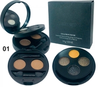 ТЕНИ GIORGIO ARMANI 4 цвета + 2 цвета для брове №1