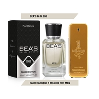 M 208 ПАРФЮМ BEAS PACO RABBANE 1 MILLION MEN 50ML