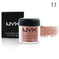 ПИГМЕНТ РАССЫПЧАТЫЙ ДЛЯ ЛИЦА И ТЕЛА NYX GLITTER BRILLIANTS 8g - 11