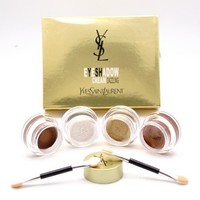 ТЕНИ ГЕЛЕВЫЕ С БЛЁСТКАМИ YSL 4 IN 1
