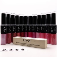БЛЕСК + ПОМАДА NYX MATTE LIPSTICK & LIPGLOSS 2 IN 1 - 12 ШТУК (B)