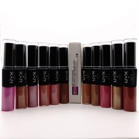 БЛЕСК + ПОМАДА NYX MATTE LIPSTICK & LIPGLOSS 2 IN 1 - 12 ШТУК (A)