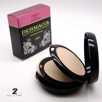 ПУДРА DERMACOL 2 IN 1 SMOOTH FINE WATERPROOF 30 SPF 30g - №2