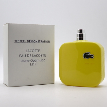 ТЕСТЕР LACOSTE L.12.12 JAUNE OPTIMISTIC FOR MEN EDT 100ml