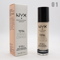 ТОНАЛЬНЫЙ КРЕМ NYX TOTAL CONTROL 30ml - №01