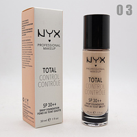 ТОНАЛЬНЫЙ КРЕМ NYX TOTAL CONTROL 30ml - №03