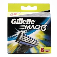 СМЕННЫЕ КАССЕТЫ GILLETTE MACH3 (8 ШТ.)