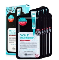 Маска для лица Mediheal W.H.P White Hydrating Charcoal-Mineral Mask, отбеливающая, с древесным углем, 25 мл (10 штук)